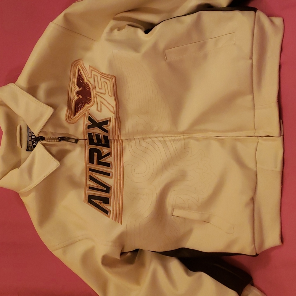 Avirex Leather Jacket Vintage size 10/12 kids